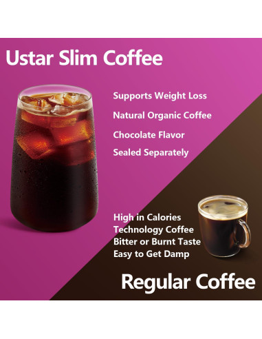 Café Instantáneo USTAR Slim 120g - Extracto Frijol Café Verde