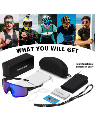 Gafas de sol polarizadas STORYCOAST UV400 para deportes