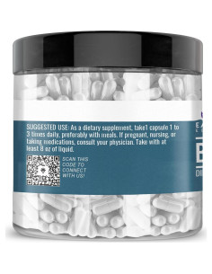 Suplemento Dietético Betaína HCl Earthborn Elements 200 Cápsulas 2