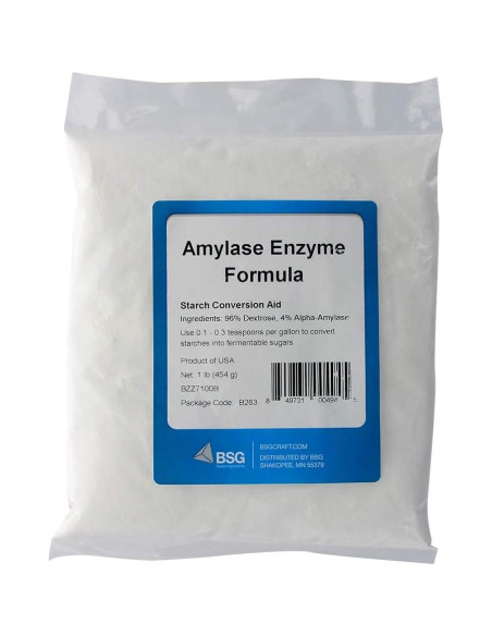 Fórmula Enzima Amilasa BSG 0.45 kg - Rompe Almidón