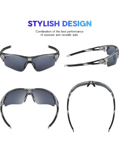 Gafas de Sol BEACOOL 7189 Polarizadas UV400 Deportivas 2