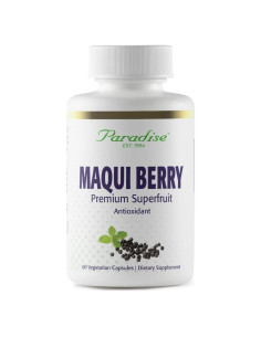 Extracto de Baya Maqui Orgánico Paradise Herbs 400 mg 60 Cápsulas
