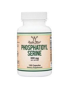 Suplemento Fosfatidilserina 300mg Double Wood 120 Cápsulas