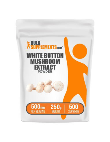 Polvo de Extracto de Champiñón Blanco BulkSupplements 250g