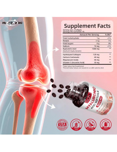 Suplemento de Ácido Hialurónico 1000mg HEALOADING - Hidratación Piel y Articulaciones 2
