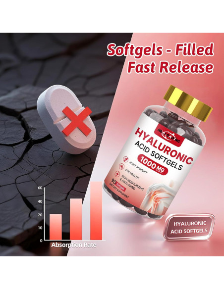 Suplemento de Ácido Hialurónico 1000mg HEALOADING - Hidratación Piel y Articulaciones