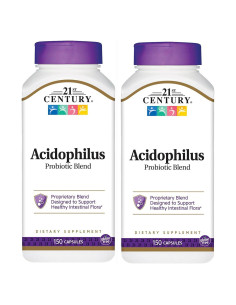 Cápsulas Probioticas Acidophilus 21st Century 150 Unidades