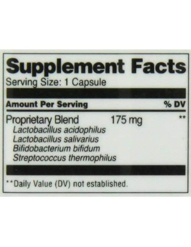 Cápsulas Probioticas Acidophilus 21st Century 150 Unidades