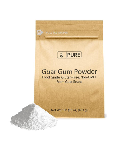 Goma Guar Grado Alimenticio 0.45kg Ingredientes Puros