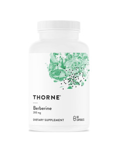 Suplemento de Berberina Thorne 200 mg - 60 Cápsulas