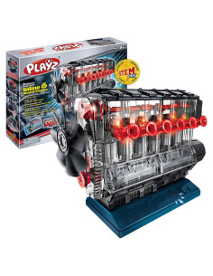Kit Motor Inline 6 Playz - 230 Piezas STEM para Niños y Adultos