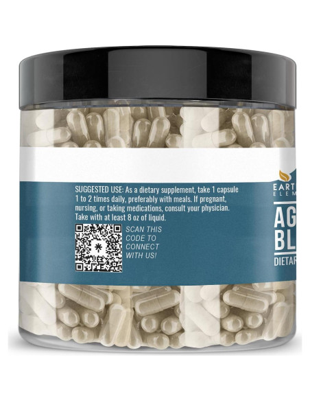 Cápsulas de Agaricus Blazei Elementos de la Tierra 200 Unidades