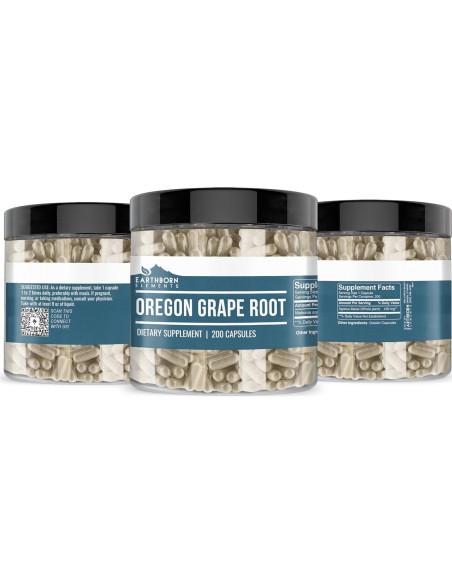 Cápsulas de Agaricus Blazei Elementos de la Tierra 200 Unidades