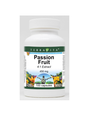 Extracto de Fruta de la Pasión 4:1 TerraVita 450 mg 100 Cápsulas