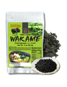 Alga Wakame Seco Plogmag 56.7 g - Natural para Sopa y Ensaladas