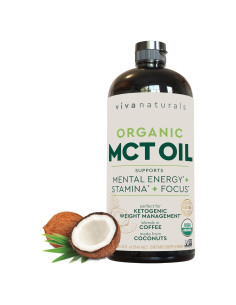 Aceite MCT Orgánico Viva Naturals 946 ml - Energía y Keto