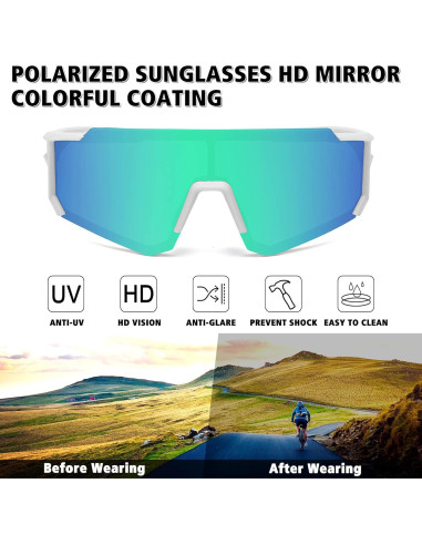 Gafas de sol polarizadas STORYCOAST UV400 para deportes