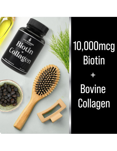 Suplemento de Biotina y Colágeno Hair Thickness Maximizer 10,000mcg