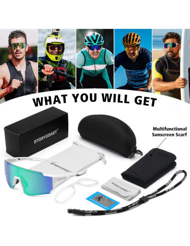 Gafas de sol polarizadas STORYCOAST UV400 para deportes