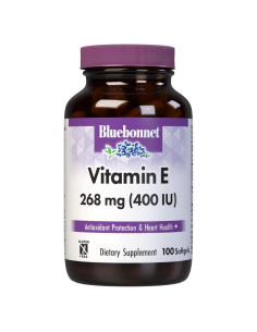 Suplemento Vitamina E Bluebonnet 400 UI 100 Gelatinas Blandas