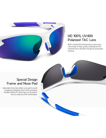 Gafas de Sol BEACOOL 7189 Polarizadas UV400 para Deportes Gafas de Sol BEACOOL 7189 Polarizadas UV400 para Deportes