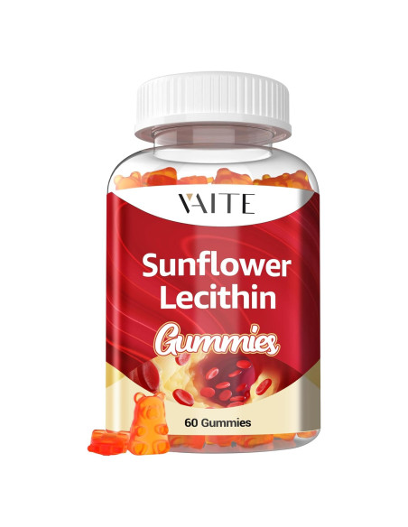 Gomitas Veganas de Lecitina de Girasol 800mg - 60 Chicles
