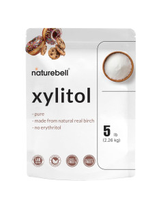 Endulzante de Xilitol NatureBell 2.27kg - Sin Azúcar y Bajo en Calorías