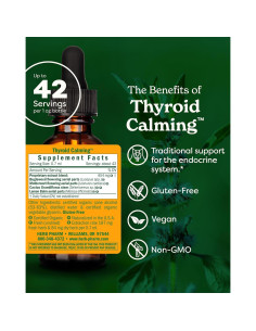 Herb Pharm Fórmula Herbal Líquida Calmante Tiroides 30ml 2