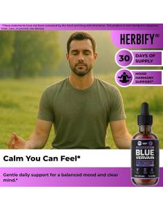 Gotas de Verbena Azul Herbify 59.15 ml - Suplemento Equilibrante 2