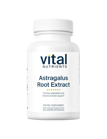 Extracto de Raíz de Astrágalo Vital Nutrients 300 mg - 90 Cápsulas