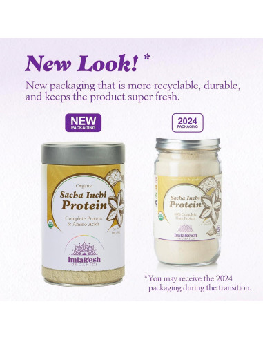 Nueces Sacha Inchi Imlakesh Organics 396g Tarro Metal