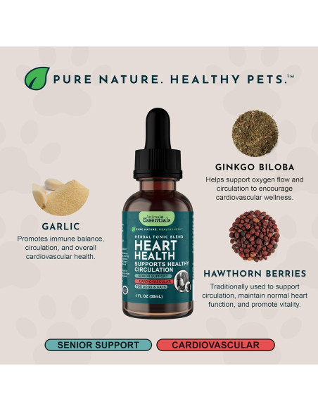 Suplemento Cardiovascular para Perros y Gatos Animal Essentials 30 ml