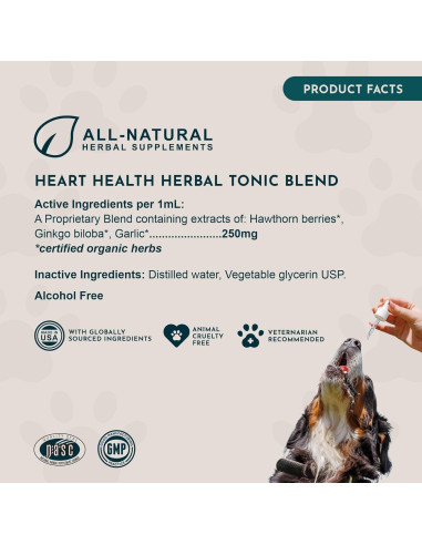 Suplemento Cardiovascular para Perros y Gatos Animal Essentials 30 ml