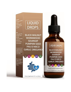 Limpieza Intestinal Gotas Líquidas Nutralis 80g Ajenjo Nuez Negra