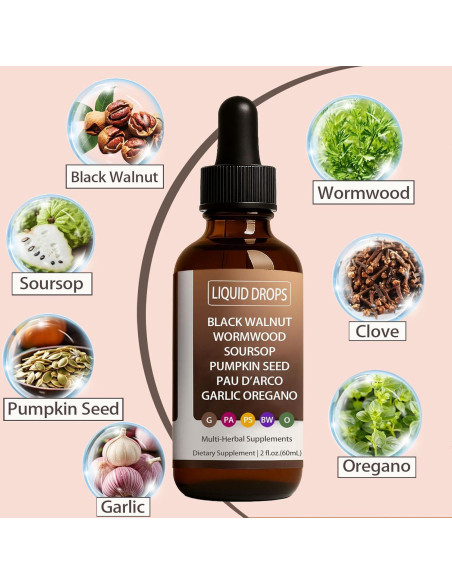 Limpieza Intestinal Gotas Líquidas Nutralis 80g Ajenjo Nuez Negra