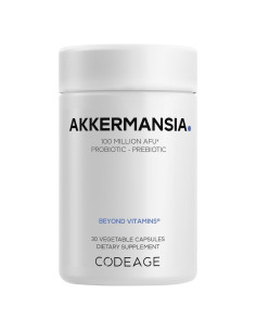 Suplemento Sinbiótico Codeage Akkermansia - 30 Cápsulas Veganas