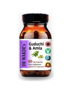 Cápsulas de Guduchi y Amla DR WAKDE 60 Veganas 500mg
