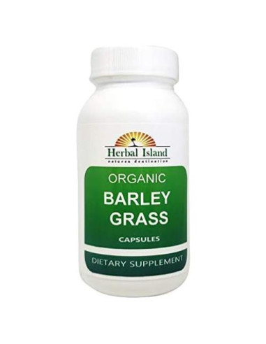 Cápsulas de Cebada Orgánica Isla Herbal 60 Unidades 500mg
