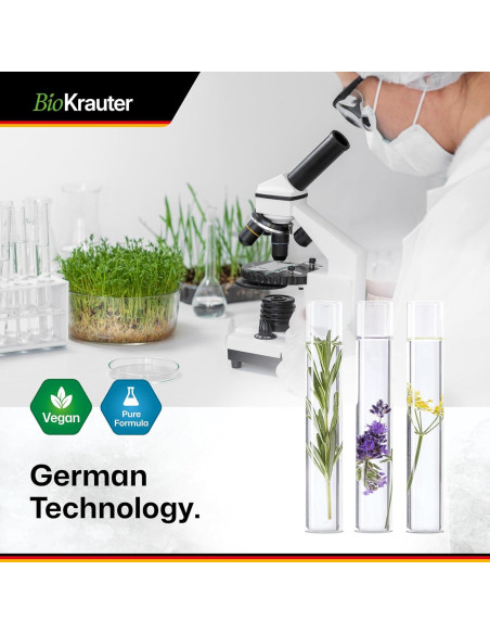 Cápsulas de Cilantro BioKrauter 800 mg - 100 pcs Veganas Detox