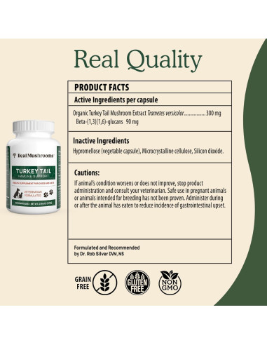 Cápsulas de Hongo Cola de Pavo Real Mushrooms 90 ct