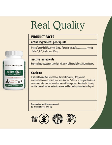 Cápsulas de Hongo Cola de Pavo Real Mushrooms 90 ct