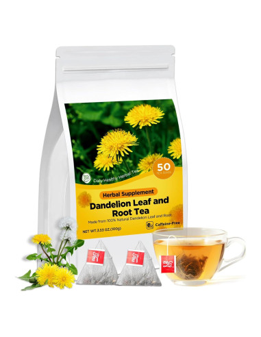 Té Herbal Natural Yetypy de Diente de León - 50 Bolsitas