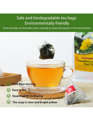 Té Herbal Natural Yetypy de Diente de León - 50 Bolsitas