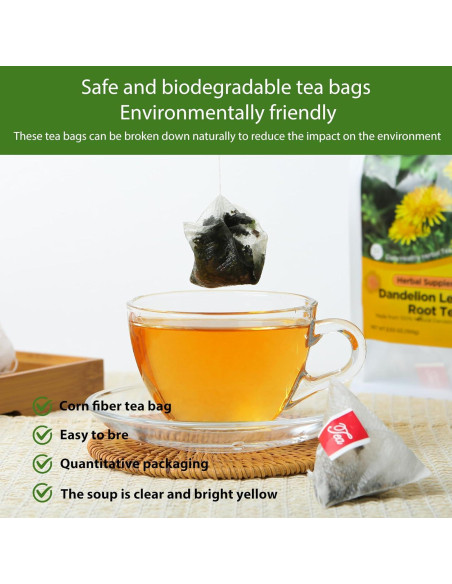 Té Herbal Natural Yetypy de Diente de León - 50 Bolsitas