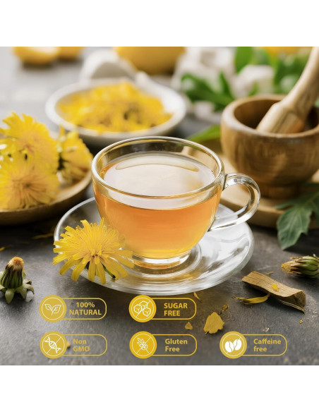 Té Herbal Natural Yetypy de Diente de León - 50 Bolsitas