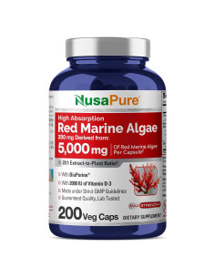 Extracto de Algas Marinas Rojas NusaPure 250 mg 200 Cápsulas