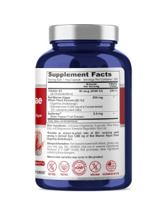 Extracto de Algas Marinas Rojas NusaPure 250 mg 200 Cápsulas 2