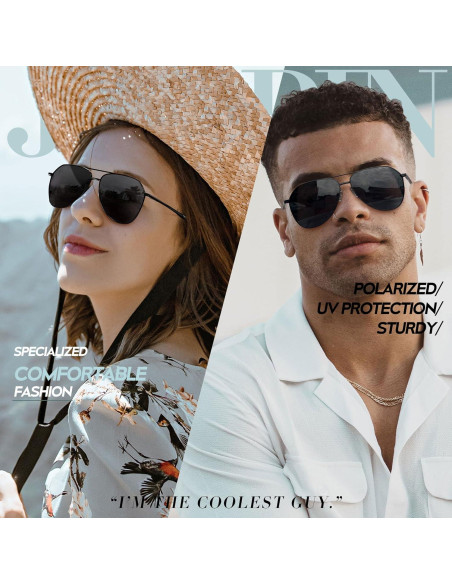 Gafas de Sol Polarizadas Joopin Aviador UV400 para Hombres