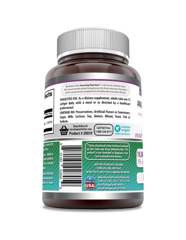 Suplemento de Biotina 10,000 Mcg Fórmulas Asombrosas 120 Gelatinas