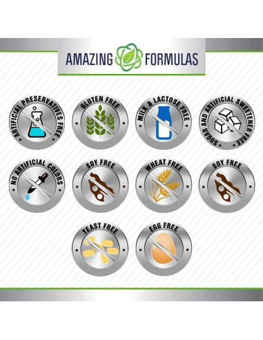 Suplemento de Biotina 10,000 Mcg Fórmulas Asombrosas 120 Gelatinas